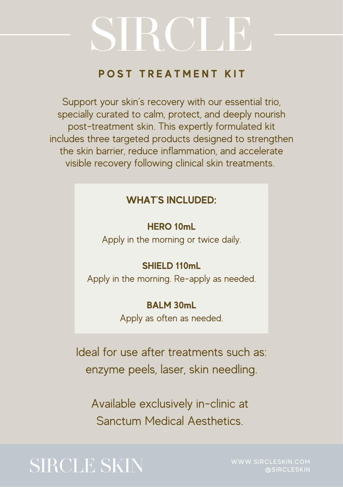 SIRCLE Post Treatment Kit
